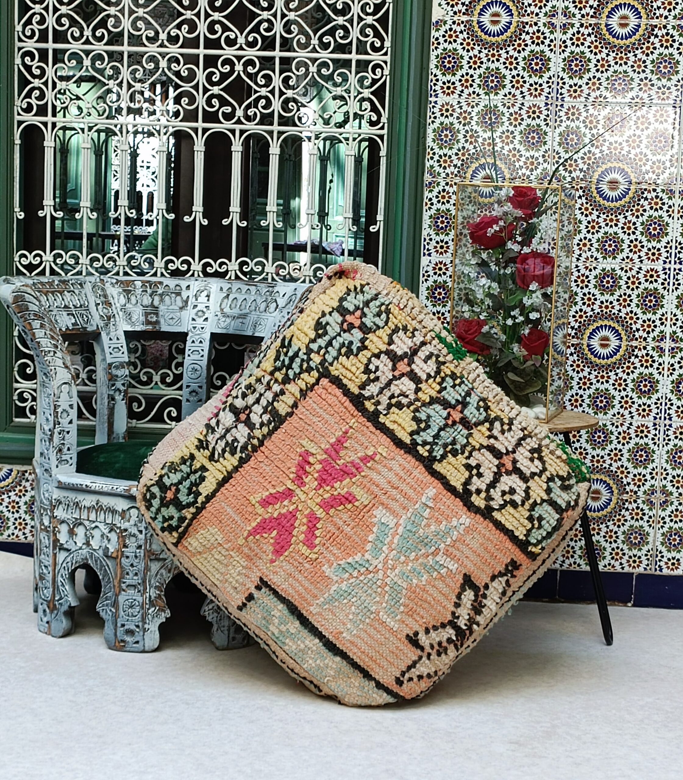 Stylish and Unique Floor Cushions from Moroccan Rugs Collection - Perfect  for Your Creative Space
