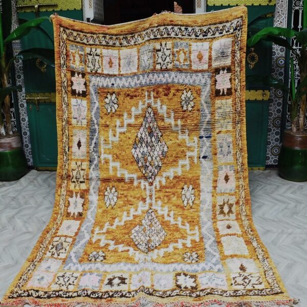 Moroccan rug Hand Berber wool rug Handmade rug 303 x 184 cm