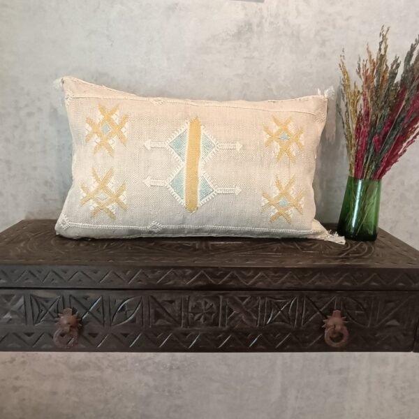 Moroccan Cactus Silk Pillow Cover, - Buy 2 & Get 1 Free - buy 3  Get 2 Free