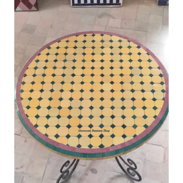 New Moroccan Mosaic Table dinner table