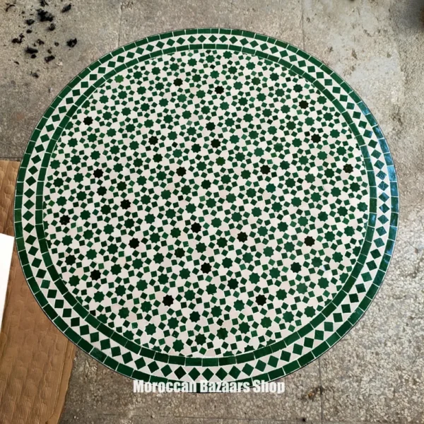 Round Mosaic Table
