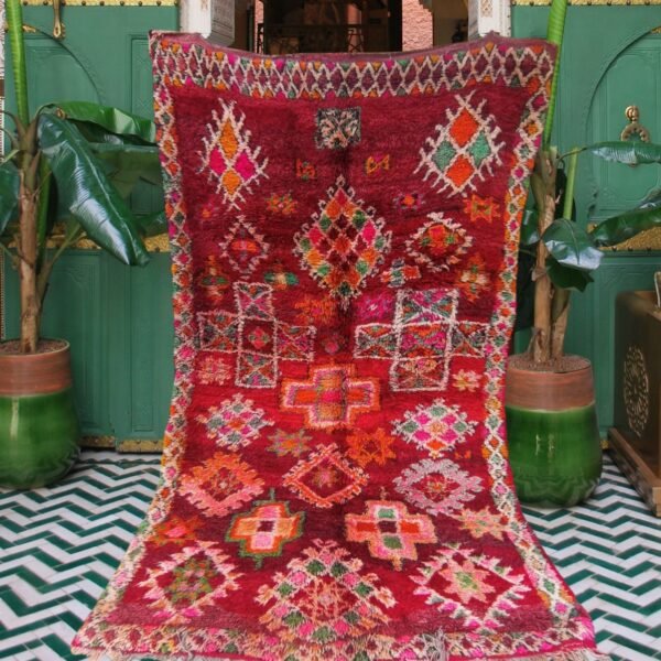 Marrakech Bloom – Vintage Moroccan Rug, Handmade Rug 284 x 180 cm