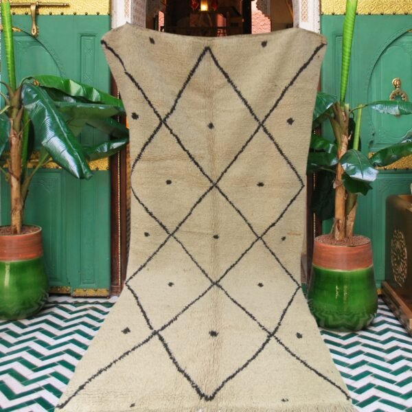 Authentic Beni Ourain Rug – Handmade Rug 144 x 250 cm