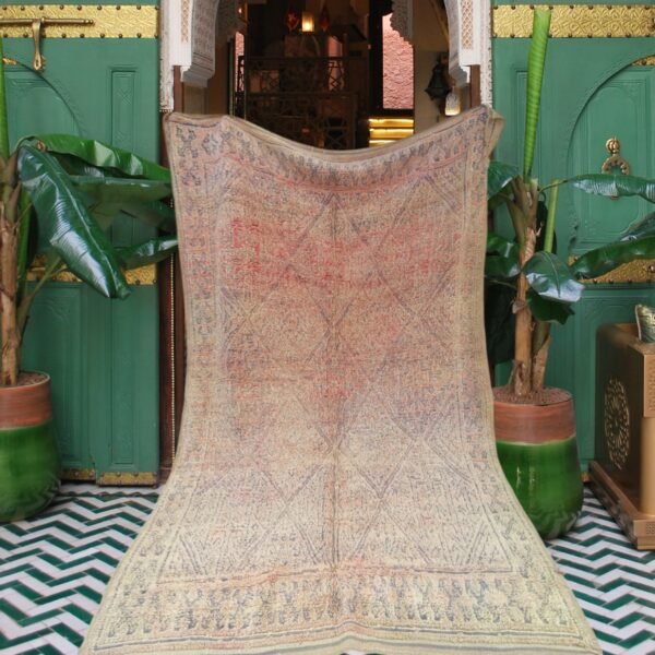 Faded Elegance – Vintage Moroccan Rug 335 x 192 cm